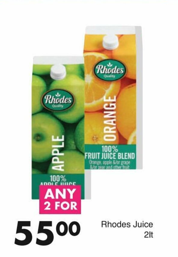 Rhodes Juice 2lt offer at Save