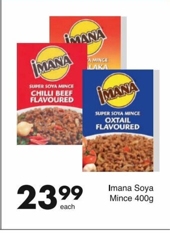 Save Imana Soya Mince 400g offer