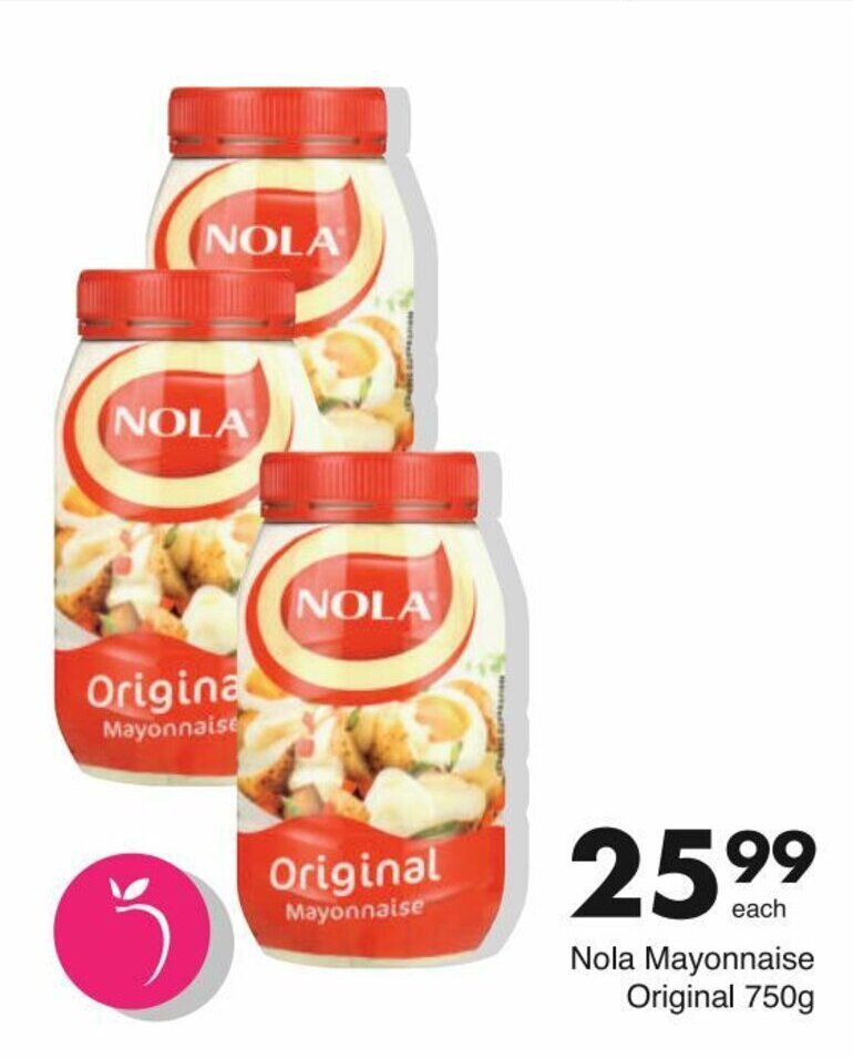Nola Mayonnaise original 750g offer at Save