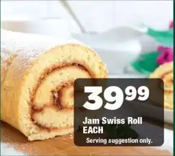 OK Foods Jam Swiss Roll offer