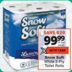 MediRite Snow Soft White 2-Ply Toilet Rolls offer