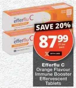 MediRite Efferflu C Orange Flavour Immune Booster Effervescent Tablets offer