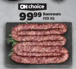 OK Foods Boerewors offer