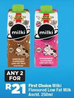 OK Foods First Choice Milki Flavoured Low Fat Milk offer