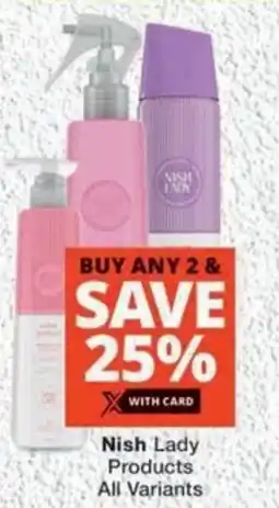 MediRite Nish Lady Products All Variants offer