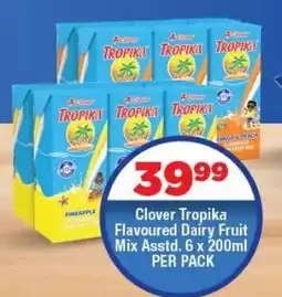 OK Foods Clover Tropika Flavoured Dairy Fruit Mix offer