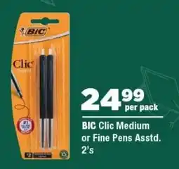 OK Foods BIC Clic Medium or Fine Pens offer