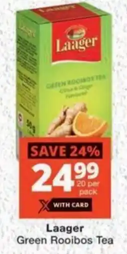 MediRite Laager Green Rooibos Tea offer
