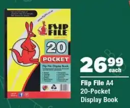 OK Foods Flip File A4 20-Pocket Display Book offer