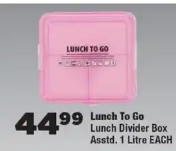 OK Foods Lunch To Go Lunch Divider Box offer