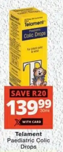MediRite Telament Paediatric Colic Drops offer