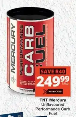 MediRite TNT Mercury Unflavoured Performance Carb Fuel offer