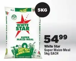 OK Foods White Star Super Maize Meal offer