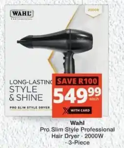 MediRite Wahl Pro Slim Style Professional Hair Dryer offer
