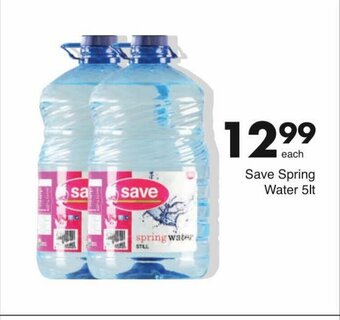 Save Save Spring Water 5lt offer