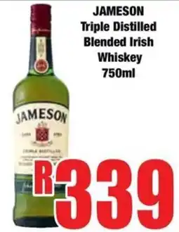 Boxer Jameson Triple Distilled Blended Irish Whiskey offer