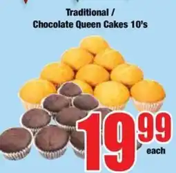 Boxer Traditional/ Chocolate Queen Cakes offer