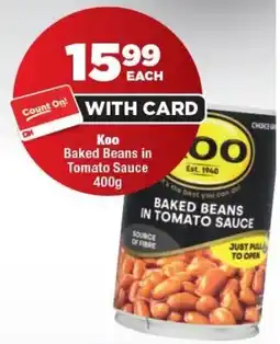 OK Foods Koo Baked Beans in Tomato Sauce offer