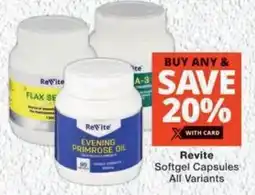 MediRite Revite Softgel Capsules All Variants offer