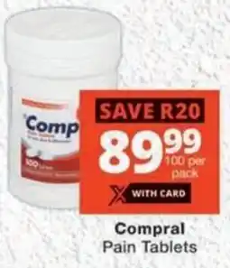 MediRite Compral Pain Tablets offer
