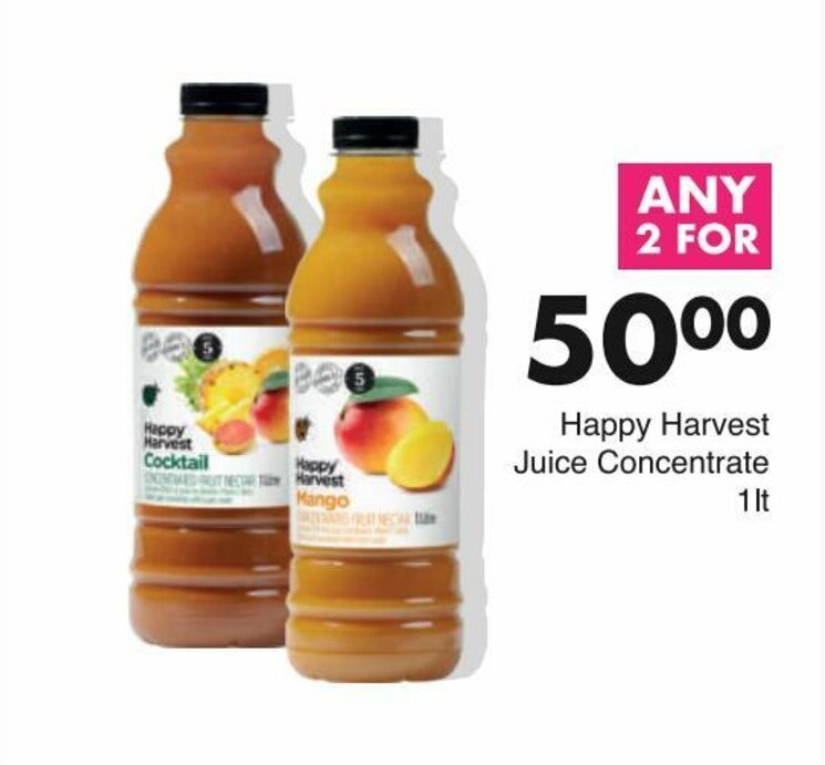 Happy Harvest Juice Concentrate 1lt offer at Save