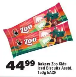 OK Foods Bakers Zoo Kids Iced Biscuits offer