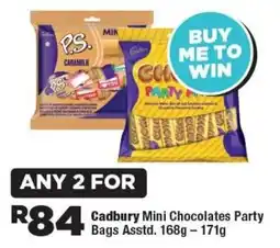 OK Foods Cadbury Mini Chocolates Party Bags offer