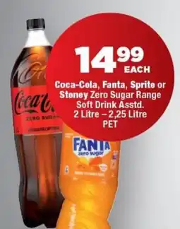 OK Foods Coca-Cola, Fanta, Sprite or Stoney Zero Sugar Range Soft Drink offer