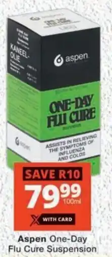 MediRite Aspen One-Day Flu Cure Suspension offer