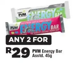 OK Foods PVM Energy Bar offer