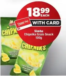 OK Foods Simba Chipniks Grain Snack offer