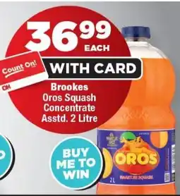OK Foods Brookes Oros Squash Concentrate offer