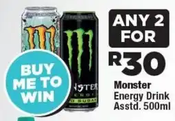 OK Foods Monster Energy Drink offer