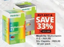 MediRite Medirite Multivitamin A-Z offer