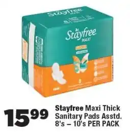 OK Foods Stayfree Maxi Thick Sanitary Pads offer