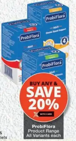 MediRite ProbiFlora Product Range All Variants offer