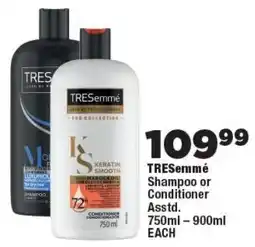 OK Foods TRESemmé Shampoo or Conditioner offer