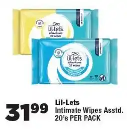 OK Foods Lil-Lets Intimate Wipes offer