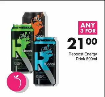 Save Reboost Energy Drink 500 ml offer