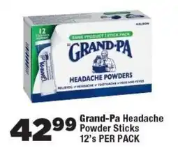 OK Foods Grand-Pa Headache Powder Sticks offer