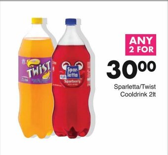 Save Sparletta / Twist Cooldrink 2lt offer