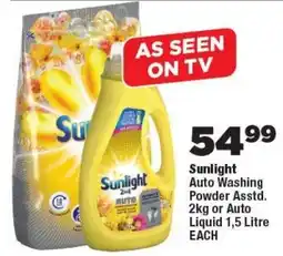 OK Foods Sunlight Auto Washing Powder or Auto Liquid offer