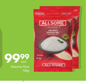 Save Allsome Rice 10kg offer