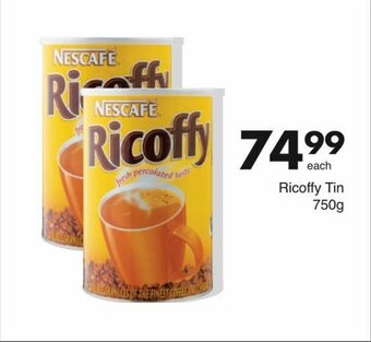 Save Ricoffy Tin 750g offer