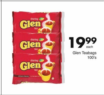 Save Glen Teabags 100's offer