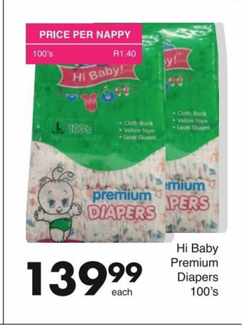 Save Hi Baby Premium Diapers 100's offer