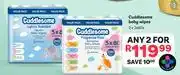 PEP Cuddlesome Baby Wipes-For Any 2 x 3 x 80's Pack offer