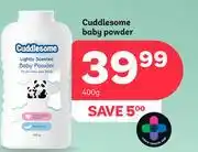 PEP Cuddlesome Baby Powder-400g offer