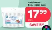 PEP Cuddlesome Baby Cotton Buds-300's Pack offer