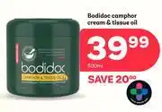 PEP Bodidoc Camphor Cream & Tissue Oil-500ml offer